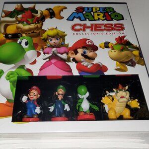 Super Mario Brothers Chess Set Collectors Edition 32 Piece-USAOPOLY- New Sealed